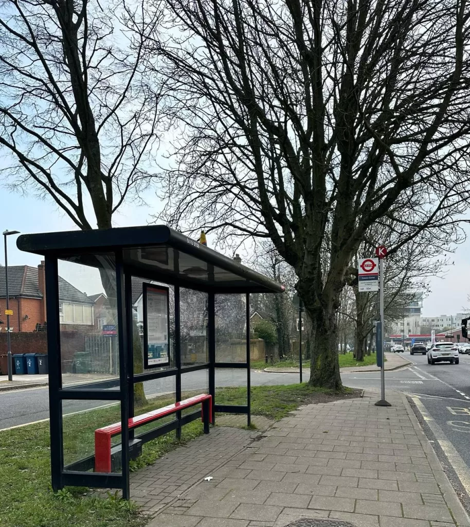 Canons Corner (Stop K) station near Happy Chaley nursery