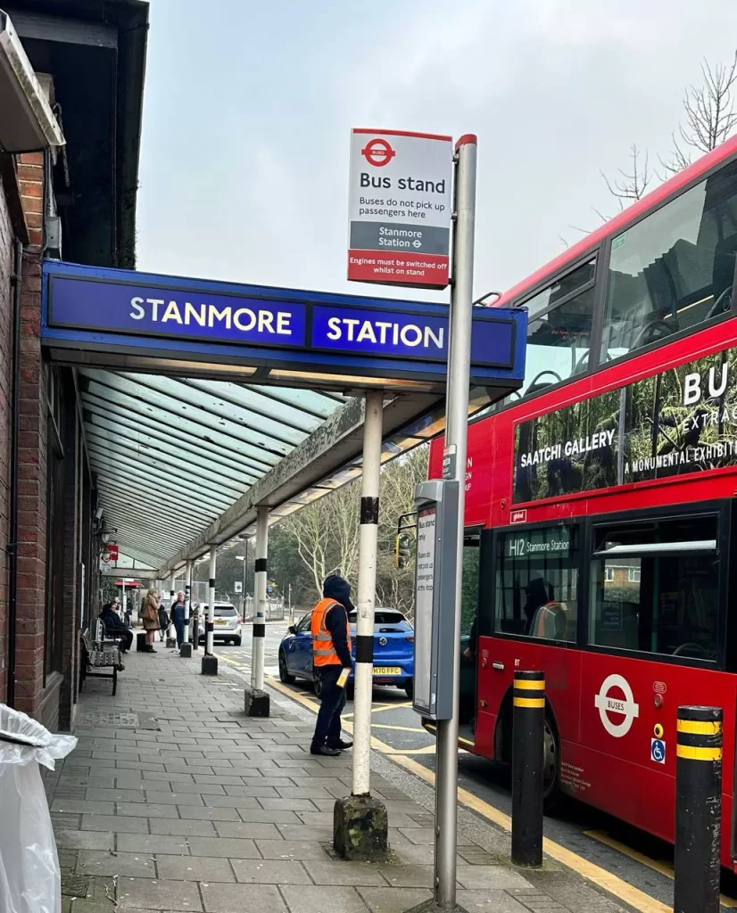 Stanmore subway station near childcare